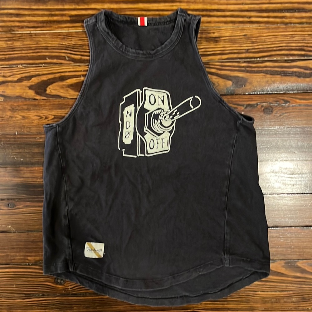 Tracksmith No Days Off Grayboy tank